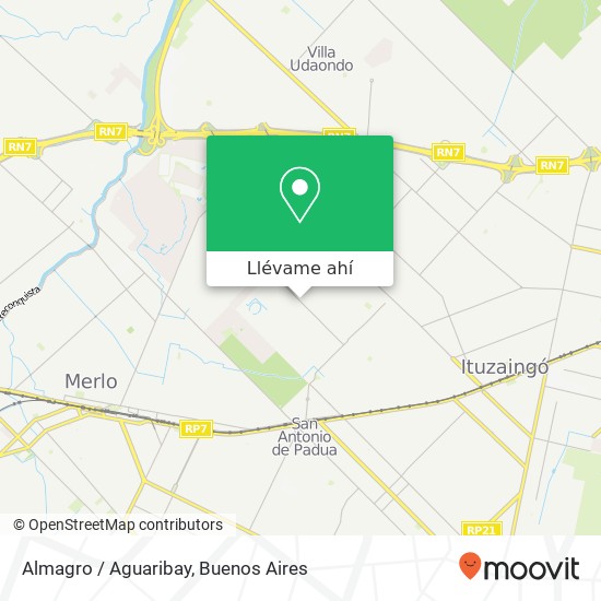Mapa de Almagro / Aguaribay