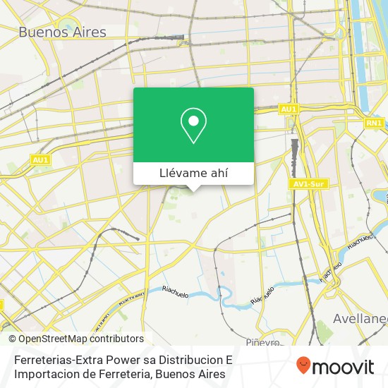 Mapa de Ferreterias-Extra Power sa Distribucion E Importacion de Ferreteria