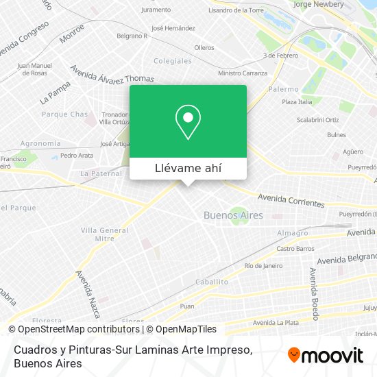 Mapa de Cuadros y Pinturas-Sur Laminas Arte Impreso