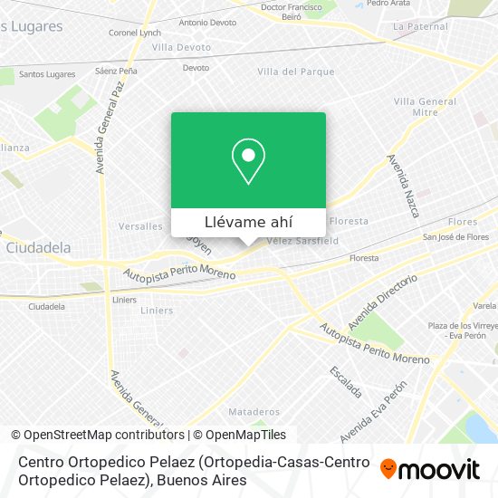 Mapa de Centro Ortopedico Pelaez (Ortopedia-Casas-Centro Ortopedico Pelaez)