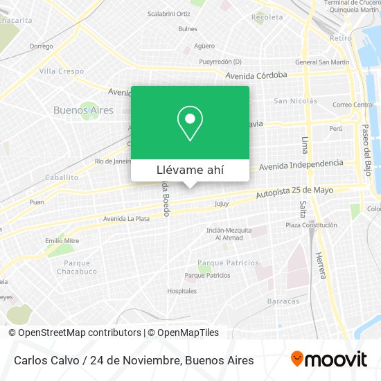Mapa de Carlos Calvo / 24 de Noviembre