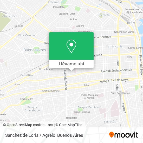 Mapa de Sánchez de Loria / Agrelo