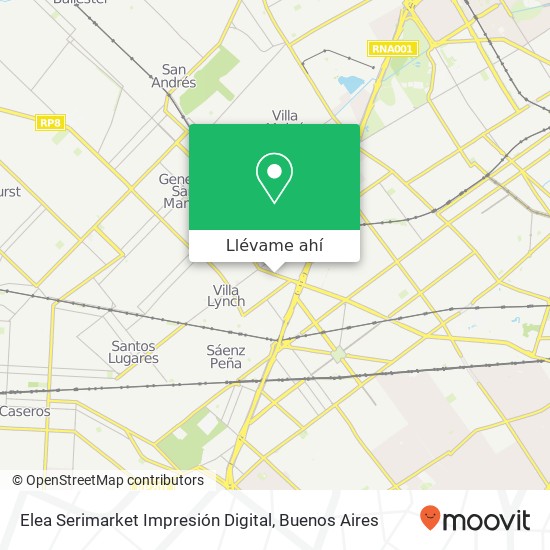 Mapa de Elea Serimarket Impresión Digital