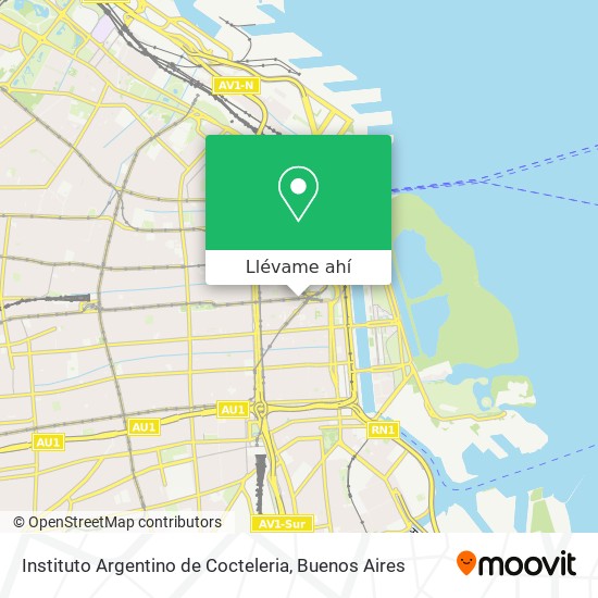 Mapa de Instituto Argentino de Cocteleria