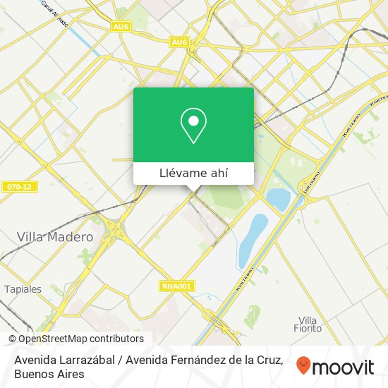 Mapa de Avenida Larrazábal / Avenida Fernández de la Cruz