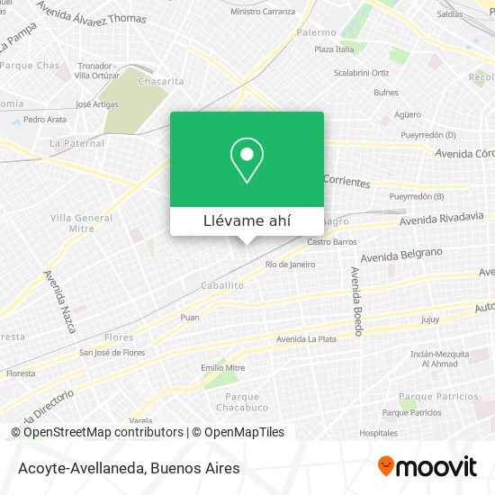 Mapa de Acoyte-Avellaneda