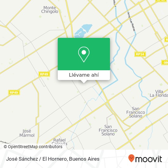 Mapa de José Sánchez / El Hornero