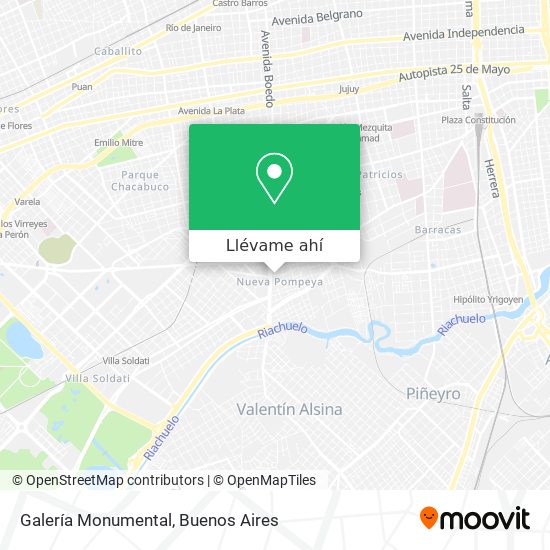 Mapa de Galería Monumental