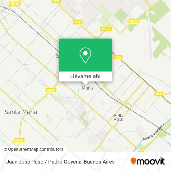 Mapa de Juan José Paso / Pedro Goyena