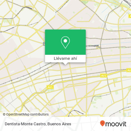 Mapa de Dentista-Monte Castro