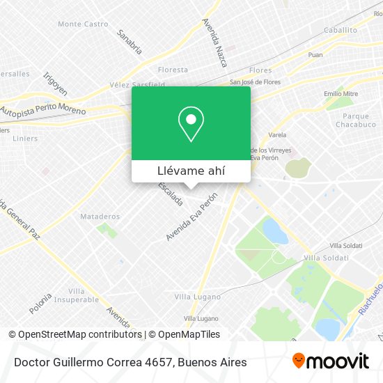 Mapa de Doctor Guillermo Correa 4657