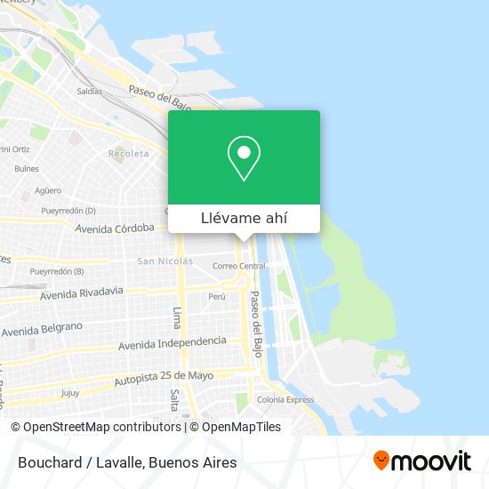 Mapa de Bouchard / Lavalle