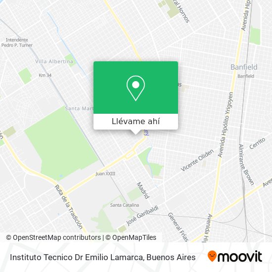 Mapa de Instituto Tecnico Dr Emilio Lamarca