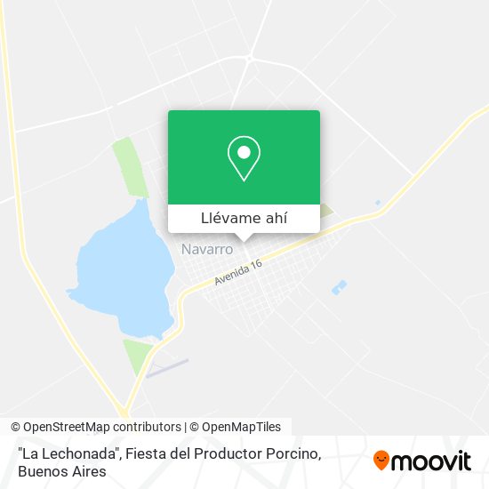 Mapa de "La Lechonada", Fiesta del Productor Porcino