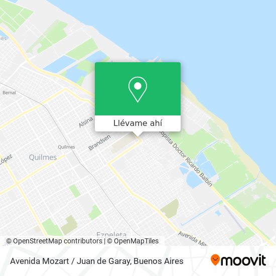 Mapa de Avenida Mozart / Juan de Garay