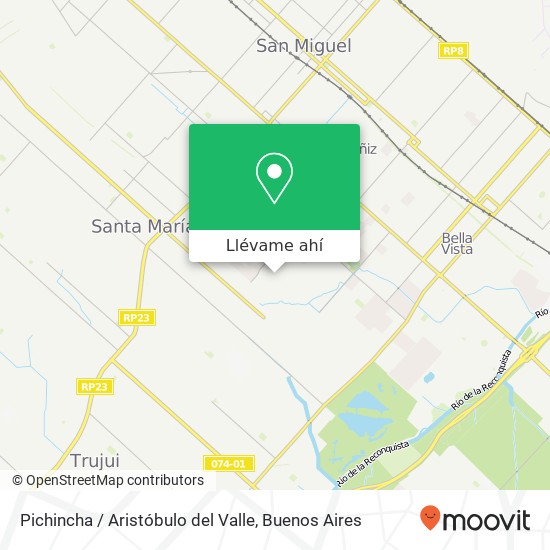 Mapa de Pichincha / Aristóbulo del Valle