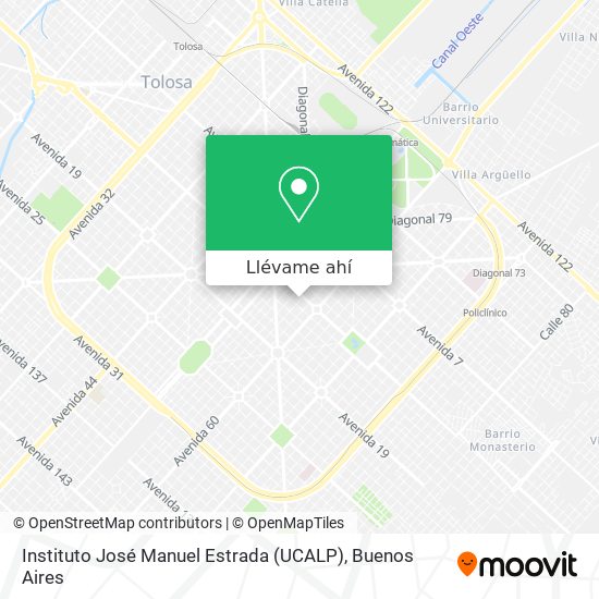 Mapa de Instituto José Manuel Estrada (UCALP)