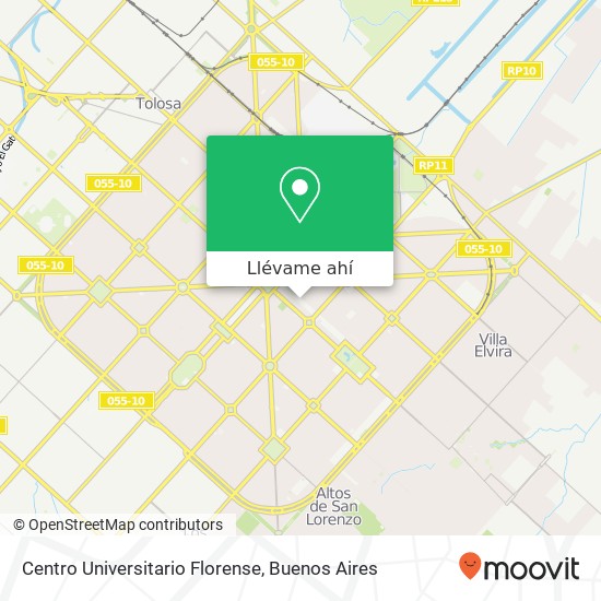 Mapa de Centro Universitario Florense
