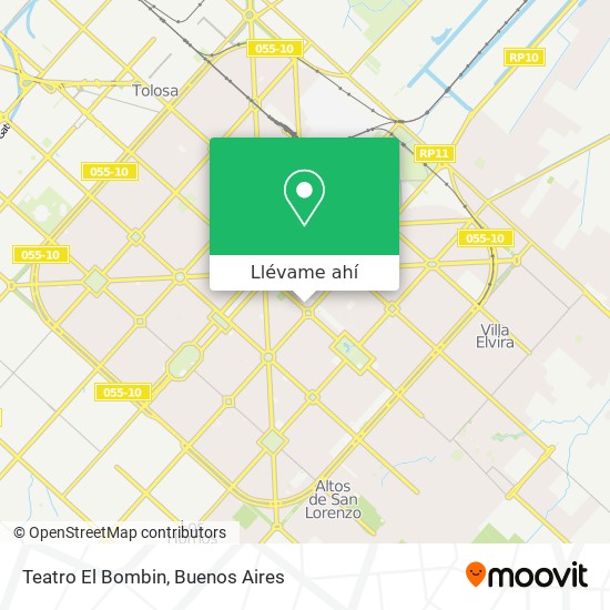 Mapa de Teatro El Bombin