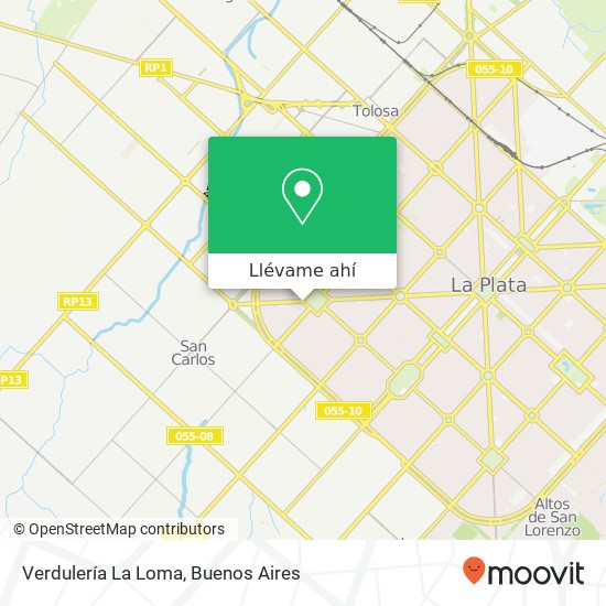 Mapa de Verdulería La Loma