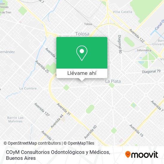 Mapa de COyM Consultorios Odontológicos y Médicos