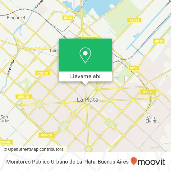 Mapa de Monitoreo Público Urbano de La Plata