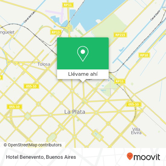 Mapa de Hotel Benevento