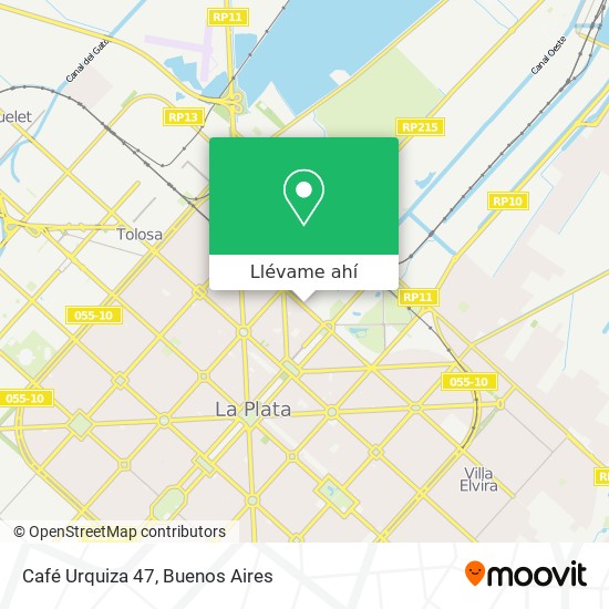 Mapa de Café Urquiza 47