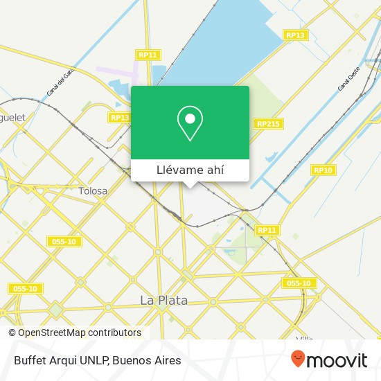 Mapa de Buffet Arqui UNLP