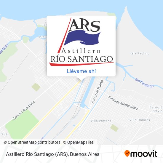 Mapa de Astillero Río Santiago (ARS)