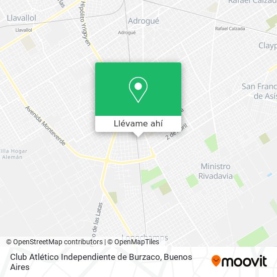 Cómo llegar a Club Atlético Independiente de Burzaco en Almirante Brown en  Colectivo o Tren?