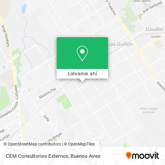 Mapa de CEM Consultorios Externos