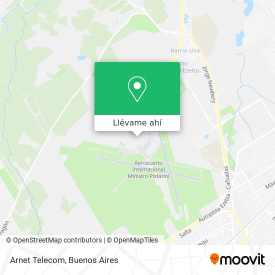 Mapa de Arnet Telecom