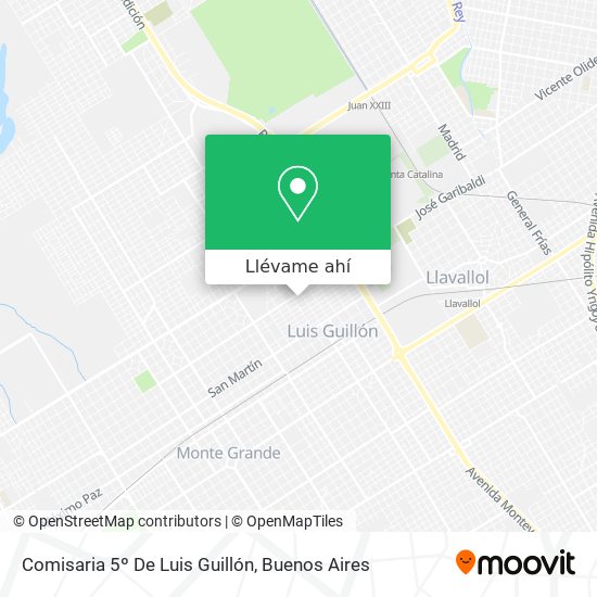 Mapa de Comisaria 5º De Luis Guillón