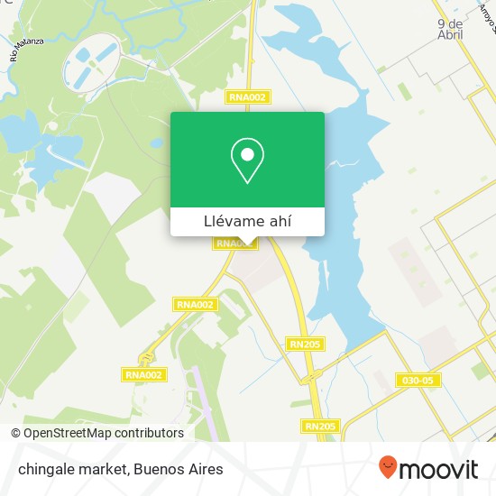 Mapa de chingale market