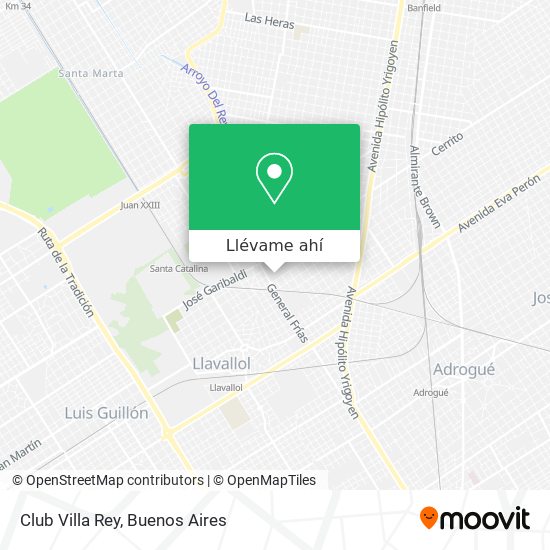 Mapa de Club Villa Rey