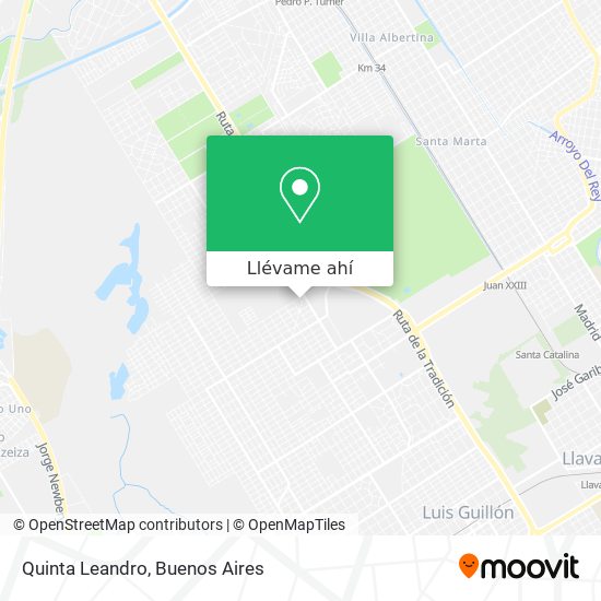 Mapa de Quinta Leandro