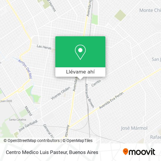 Mapa de Centro Medico Luis Pasteur
