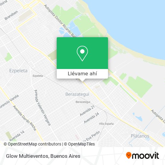 Mapa de Glow Multieventos