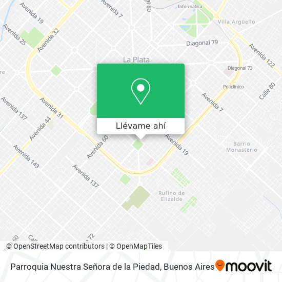 Mapa de Parroquia Nuestra Señora de la Piedad