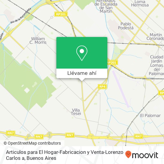 Mapa de Articulos para El Hogar-Fabricacion y Venta-Lorenzo Carlos a