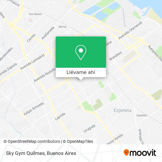 Mapa de Sky Gym Quilmes