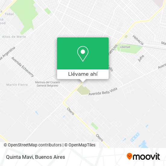 Mapa de Quinta Mavi