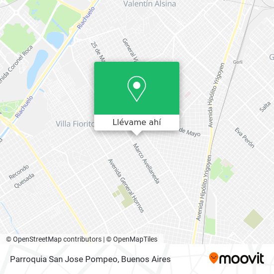 Mapa de Parroquia San Jose Pompeo
