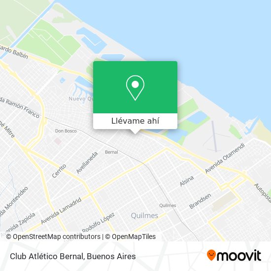 Mapa de Club Atlético Bernal