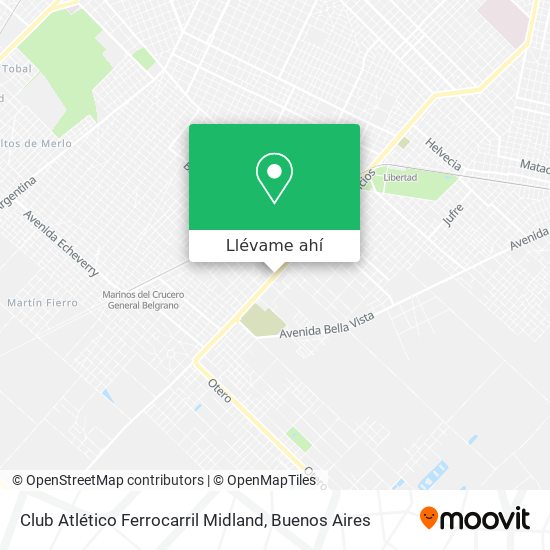 Mapa de Club Atlético Ferrocarril Midland