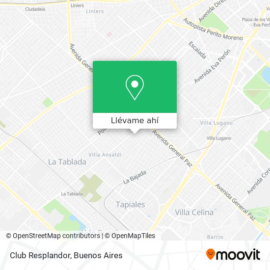 Mapa de Club Resplandor