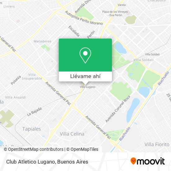 Mapa de Club Atletico Lugano