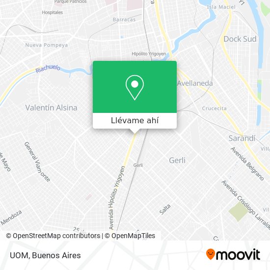 Mapa de UOM