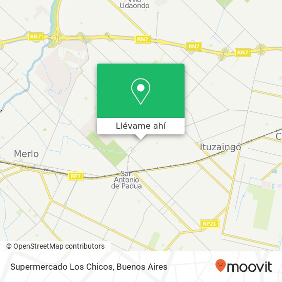 Mapa de Supermercado Los Chicos